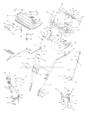 Page E Diagram and Parts List for 31BH5C3F401 2003 Yard Man Snow Blower